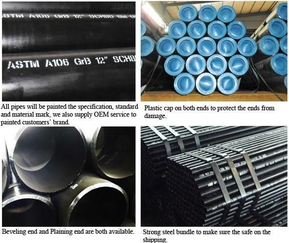 API 5L X42/X52/X60/X65 Seamless Carbon Steel Pipes