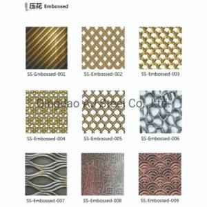Door Decorative Stainless Steel Plate with Super Mirror 8K Surface (304 310S 316L)