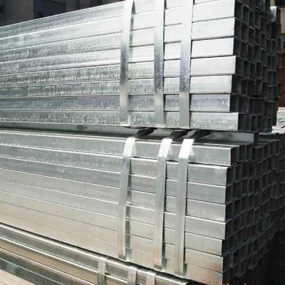 Manufacturer Rectangular Black Tube Price Hollow Section Galvanized Square Steel Pipe