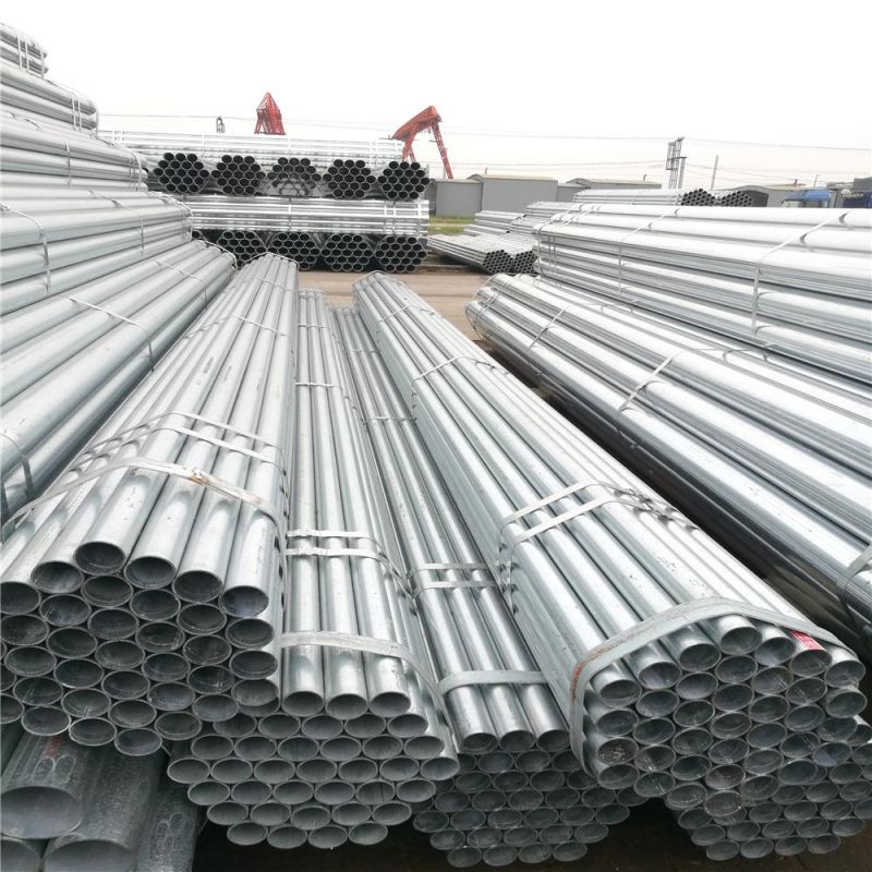 Q235 1/8"-24" (10.3mm-610mm) Pre Galvanized/Hot DIP Galvanized Steel Pipe