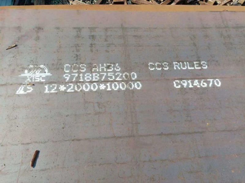 Eh36 CCS Lr Gl High Strength Steel Plate Eh36 Shipbuilding Steel Plate 3-150mm