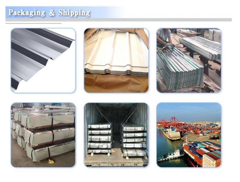 PPGI Color Coated Prepainted Steel Metal Roof Sheet Price Building Material 20 Gauge Bwg34 Gi Galvanized Corrugated Sheet Roofing Sheet
