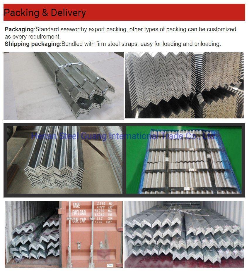 Hot Sale 6# Equal Angle Steel Straight Angle Bar