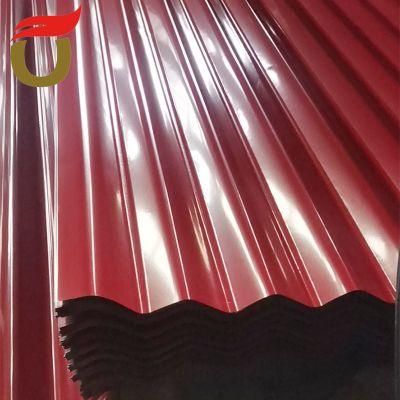 665mm Color Coated Roofing Iron Sheet Galvanized Corrugated Roofing Sheet