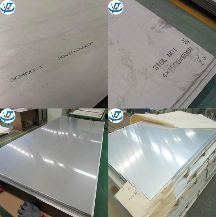 No. 1 2b, No. 4 Surface 310 Stainless Steel Plate Sheet in Coil with PVC Plastic