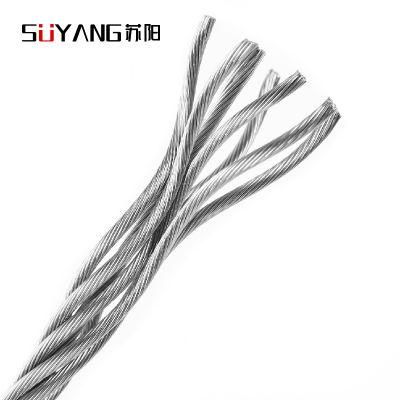 7*19 5.0mm AISI304 Stainless Steel Strand Wire Rope and Cables