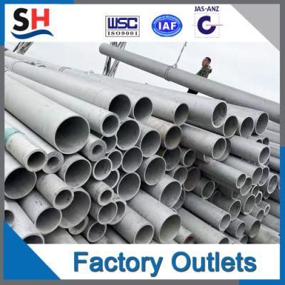 Hot Rolled Pickling Grade 201 202 Stainless Steel Seamless Round Tube