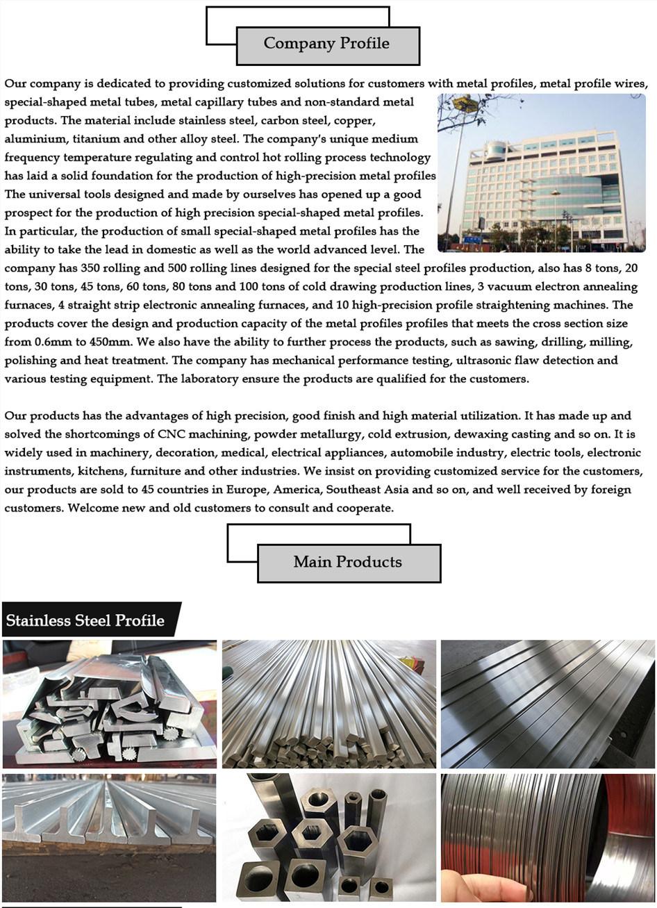 Building Material Cold Drawn T Shaped Steel Bar 304 Stainless Steel Profile