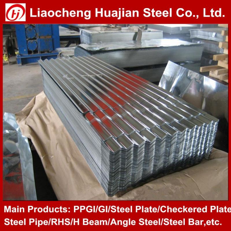 Zinc 40-275g Galvanized Steel Sheet Corrugated Roofing Sheet for Construction