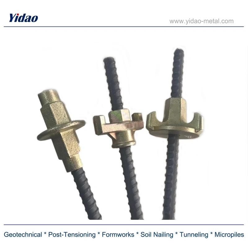 Form Tie Rods for Formwork and Sheet Piling