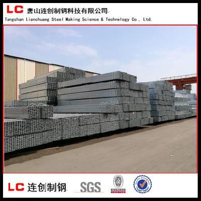 Pre-Galvanized Steel Square /Rectangular Tube with 120G/M2 Zinc Coating