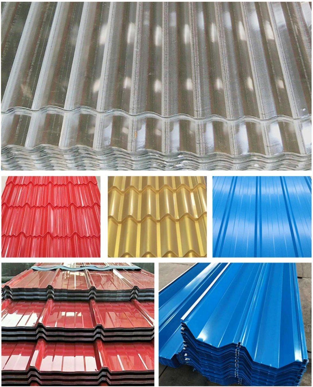 Galvanized Corrugated Steel Roofing Sheet Galvanized Roof Tile Zinc Roofing Tile in Zimbabwe