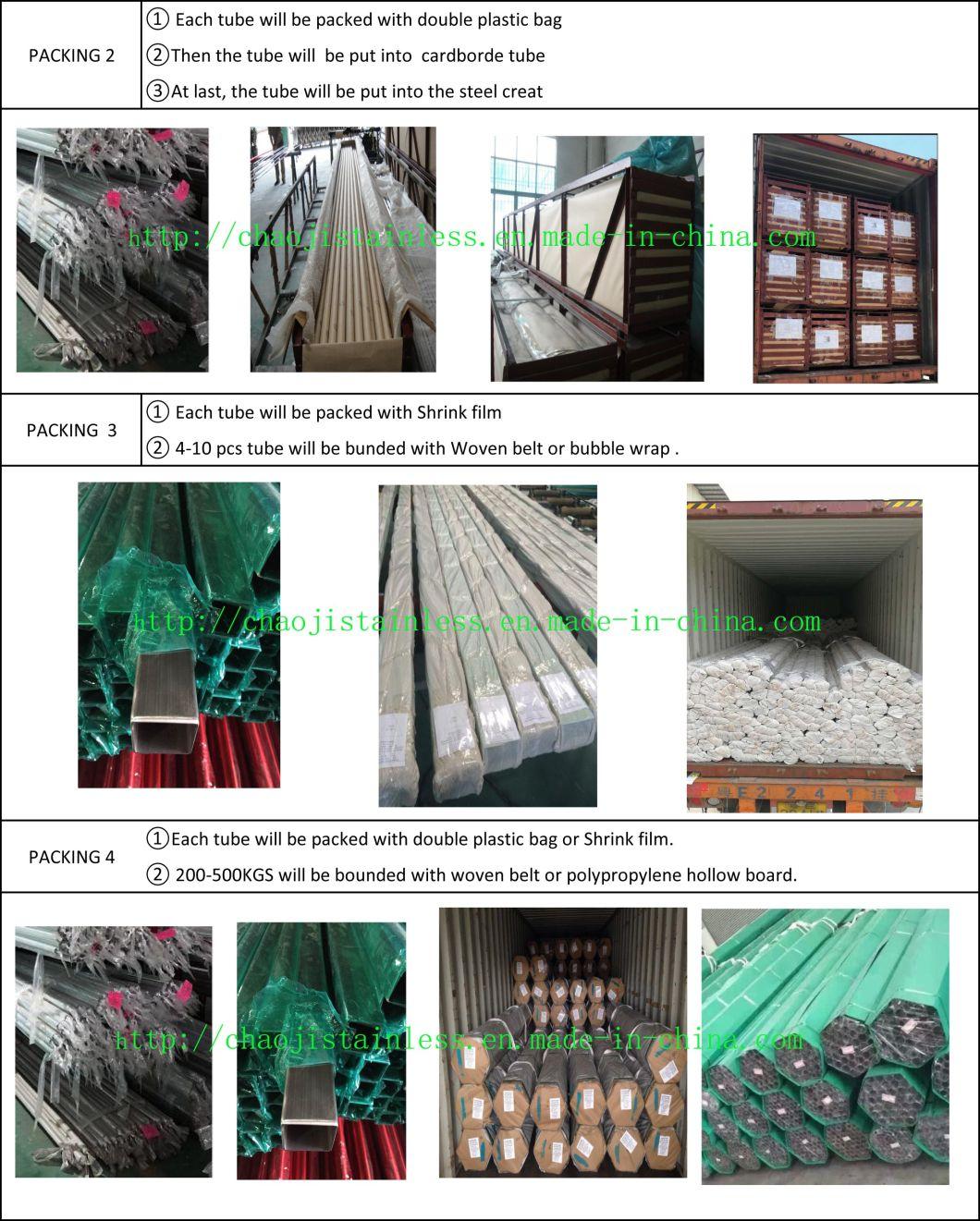 Special Shaped Stainless Steel Pipe for Railing