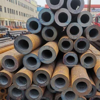 China Hot Selling A106b/A53b Q345b Sch40 6m Carbon Seamless Steel Pipe/Seamless Tube for Liquid Delivery