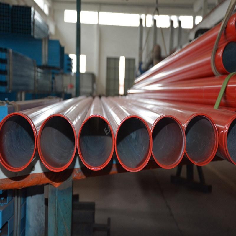 Red Painting Seamless ERW Steel Pipe for Fire Sprinkler