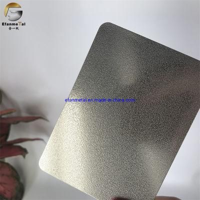 Ef240 Original Factory Equipment Enclosure Clading Panels 304 316 Silver Coil Embossing Stainless Steel Plates