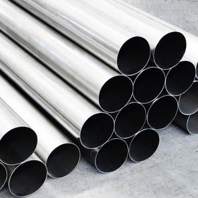 Supply TP304 Stainless Steel Pipe Cutting Welded Steel Tube 4mm Decorative Pipe for Handrail and Stair Handrail