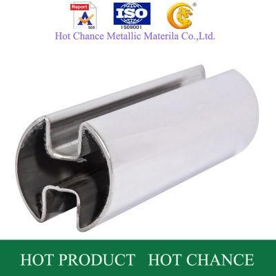 SUS201, 304, 316 Double Slot Stainless Steel Pipe
