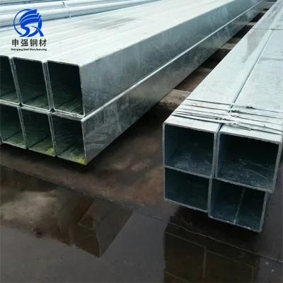 China Supply 1.0425 Carbon Steel Galvanized Square Tube/Rectangular Hollow Tubular Steel Pipe
