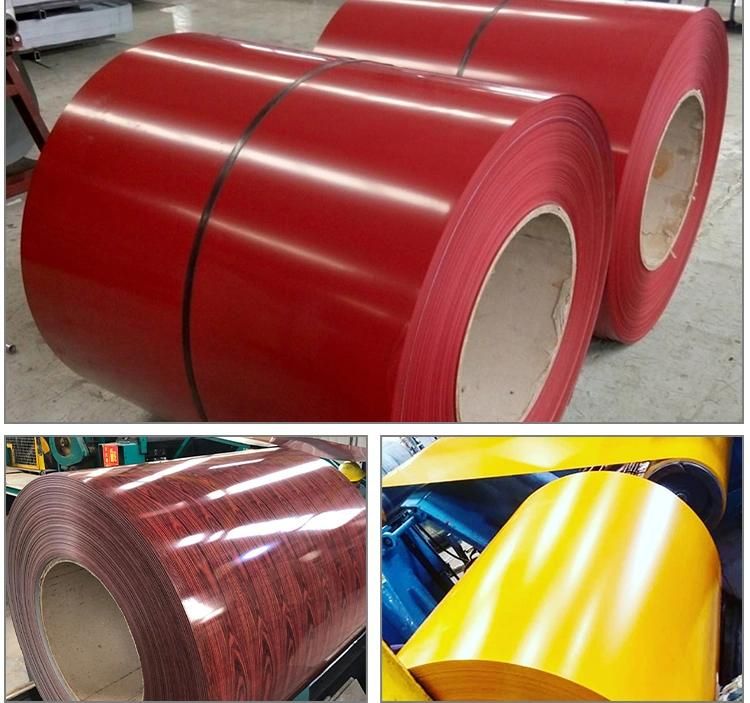 Color Coated Gi Steel Rolls Ral 9010 PPGI Galvanized Steel Coil for Roofing Sheet