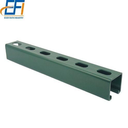 C and U Slotted Galvanized Shaped Steel Profile Strut Channel