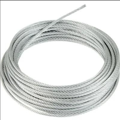 High Corrosion Resistance AISI 304 316 6mm 8mm 10mm Stainless Steel Wire Rope