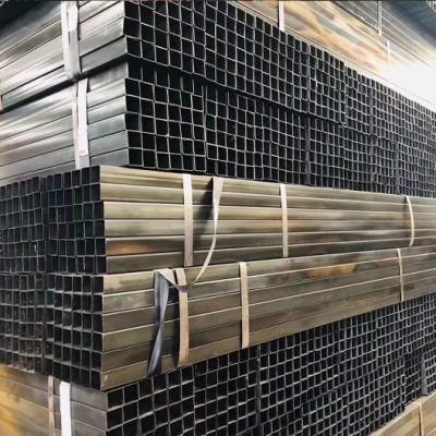 Q345 25*25 30*30 40*80 Cold Rolled Mild Hollow Seaction Square Tube Carbon Steel Pipe Black Rectangular Steel Pipes