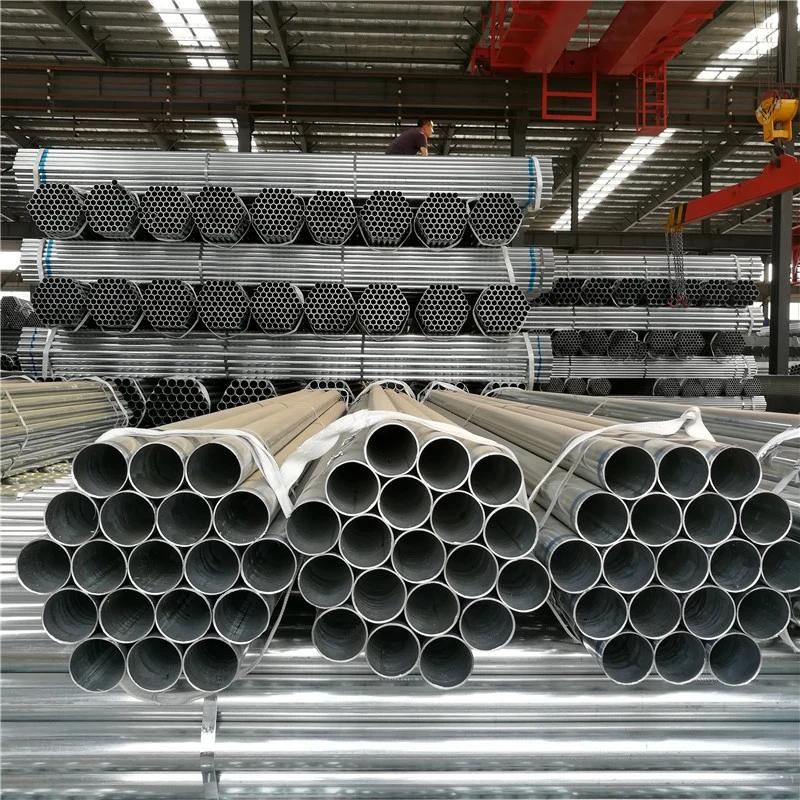 0.8-2.0mm Thickness Round Greenhouse Pre Galvanized Steel Pipe