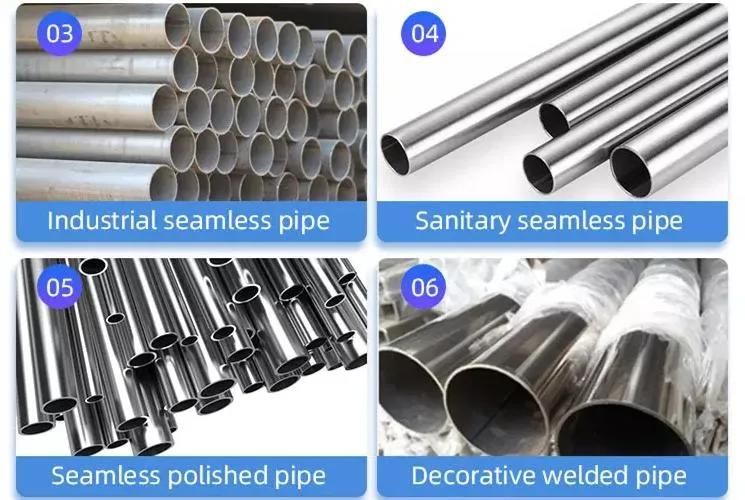 5m 6m ASTM DIN JIS GB JIS SUS En 304 304L 316 Polishing Bright Hairline 2mm Thick High Precision Stainless Steel Pipe for Petroleum