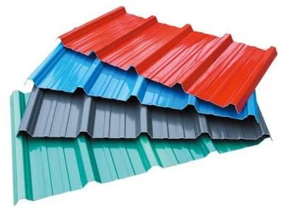 Prepainted Roof Sheets Tiles PPGI PE Color Coated Metal Building Material Galvanized Colored Corrugated Steel Roofing Sheet