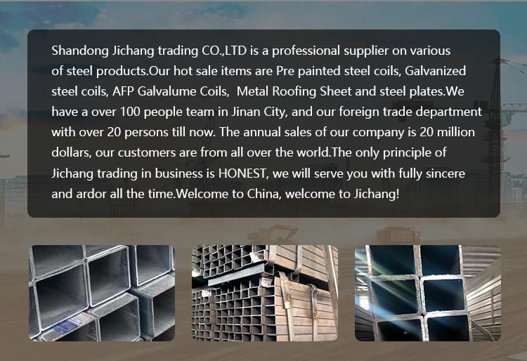 Custom ASTM A500 A53 S275 S355 Ms Shs Rhs Square Steel Pipe Rectangular Tube
