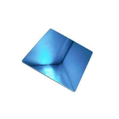 Taiyuda2 Group 500mm to 800mm Blue Diamond Color Coating 2b/Ba Vibration Decoration 4X8 Inox Austenitic Stainless Steel Sheets