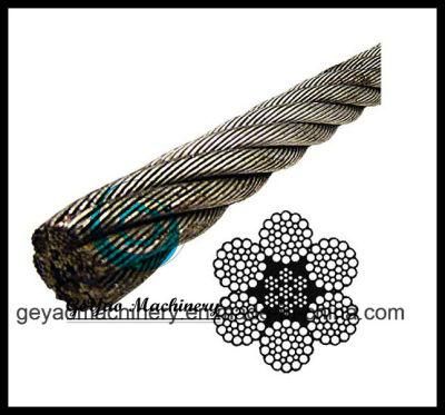 Iwrc 6*37 Galvanized Wire Rope with Diameter 32mm