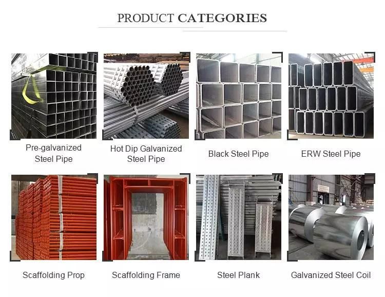 Shs Galvanized Square Hollow Section Gi Square Pipe