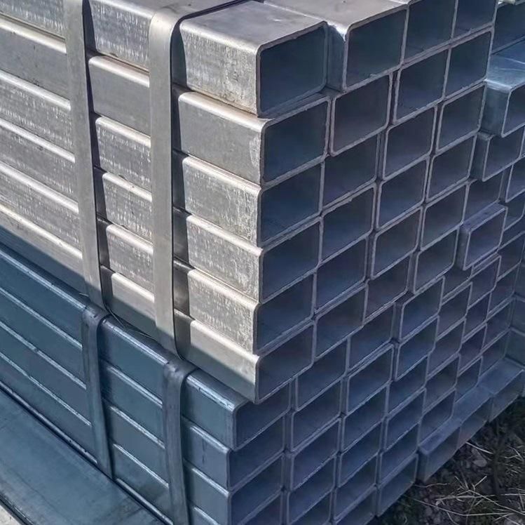 Square Tube for Furniture Material Hot DIP Galvanised Q195 Q235 Galvanized Steel Pipe /Carbon Steel Tube