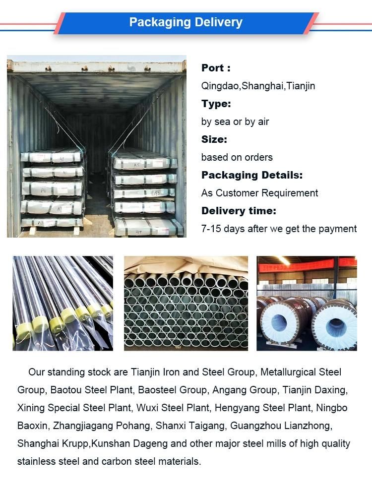 Building Materials Supply Wholesale Seamless Stainless Steel Pipe Metal Pipe Tube