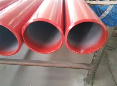 Sch40 Red Paint Seamless Fire Fighting Steel Pipe