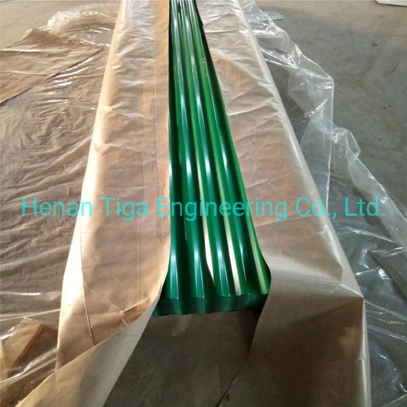 Building Material PPGI Color Roofing Tile Green Red Blue Prepainted Corrugated Steel Roof Sheet