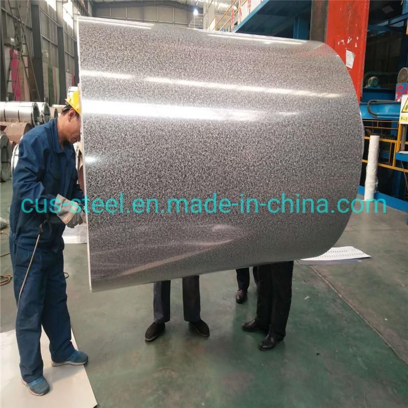 Brazil Zinc150g PVC Plastic Film PPGL Ral9003 Prepainted Galvalume Steel Coil for Sandwich Panel