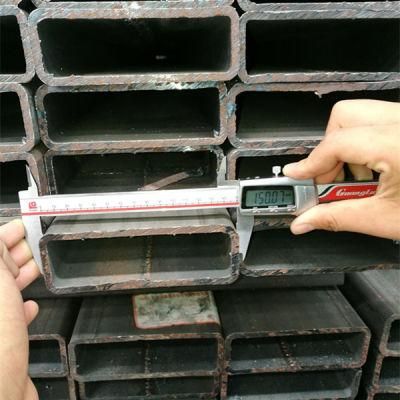 Carbon Steel Pipe Rhs Hollow Section Metal Square Ms Mild Steel Tube/ Black Welded Carbon Square Steel Pipes
