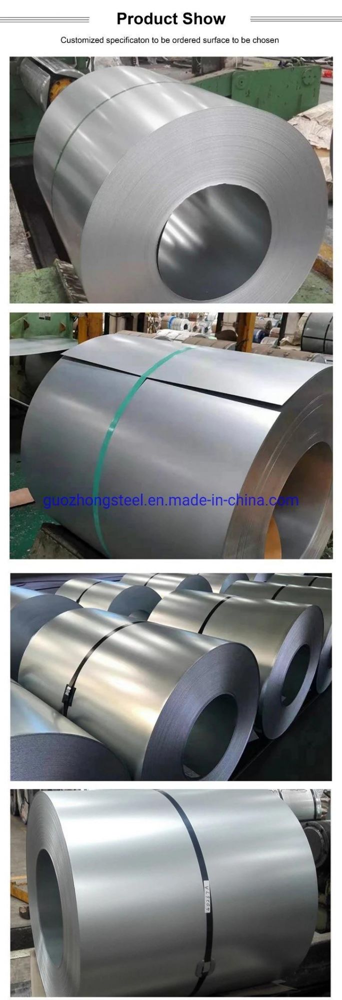 Gi Coil Guozhong Hot Rolled Galvanized Carbon Alloy Steel Coil