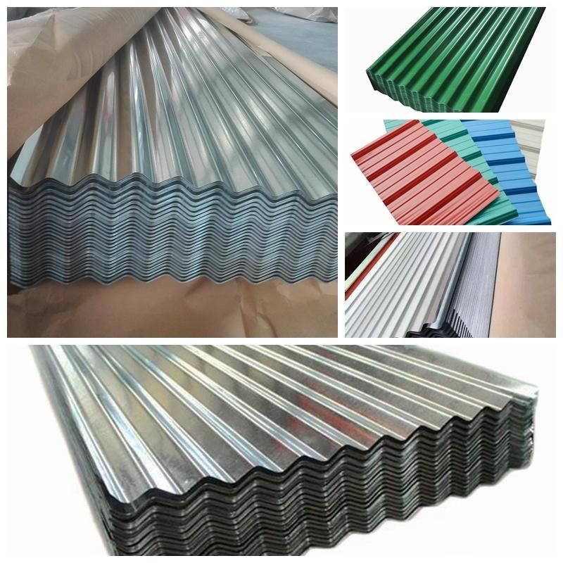 Steel Metal Material Zinc Coated Corrugated Galvanized Steel Roofing Sheet
