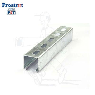 HDG/PG Galvanized Solid Steel Strut C Channel Manufacturer
