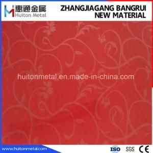 Laminated Flower Pattern Steel Coil Color VCM