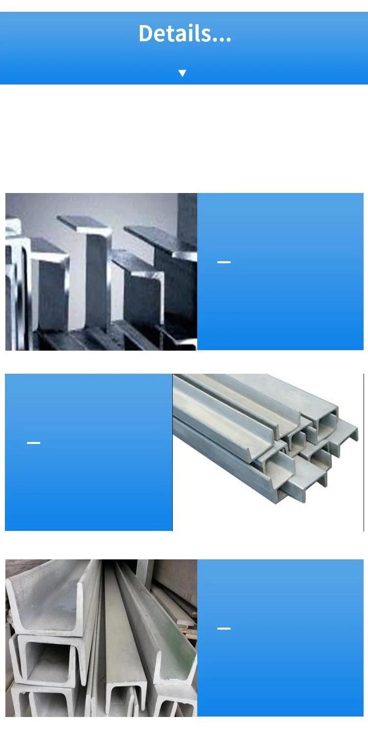 Standard Material Q235 Q345 Hot Rolled Channel Steel with High Quality