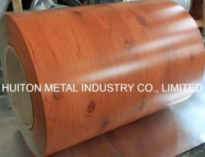 Printed Printech PPGI Wood Imitation PPGI Prepainted Steel Coil