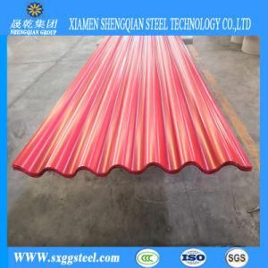 Corrugated Red Color Roof Sheets for Roof Tile