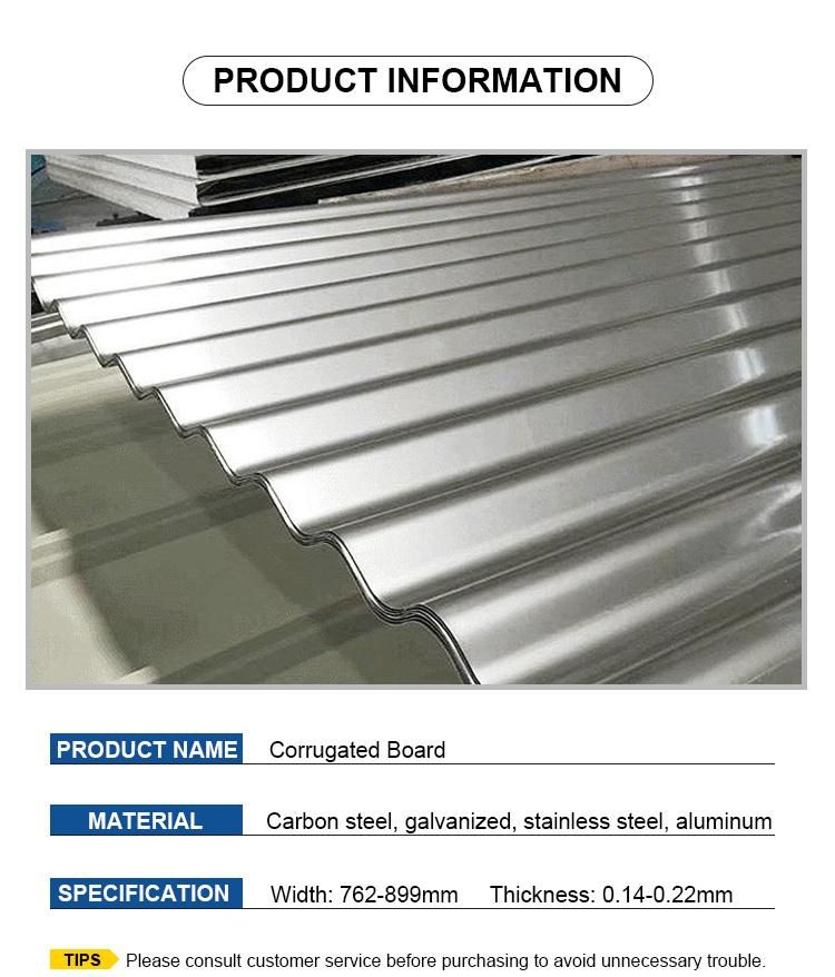 Corrugated Metal Roofing Sheet Iron Sheet Galvanized Roofing Board