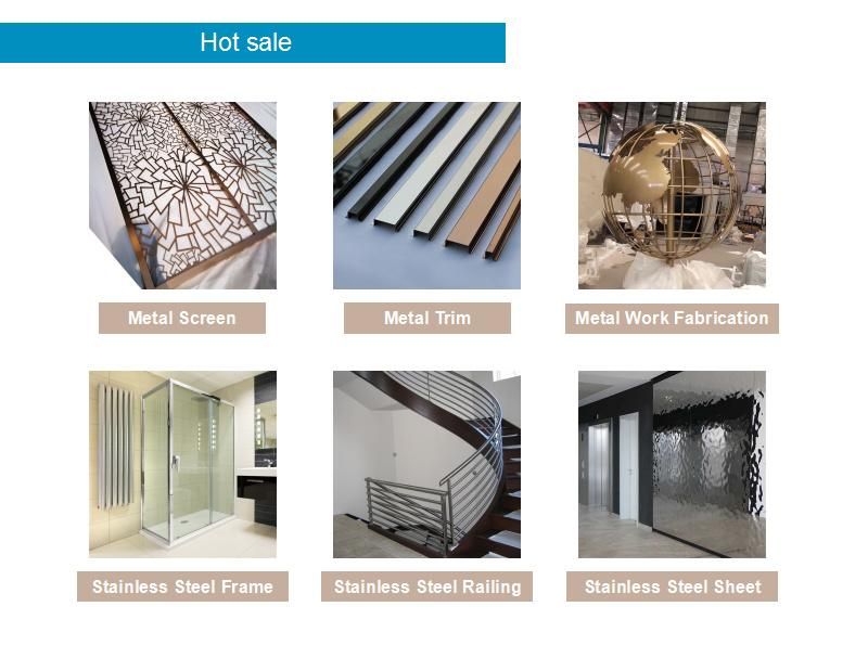 Manufacturing PVD Coating 430 Mirror Etched Stainless Steel Elevator Decorative Sheet Panel