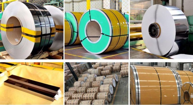 Hot Sale Grade 201 202 304 316 410 430 420j1 J2 J3 321 904L 2b Ba Mirror Hot Cold Rolled Stainless Steel Coil